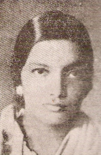 Archival halftone portrait of Kalpana Datta as a young woman.
